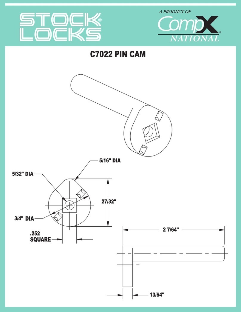 COMPX Stock Locks C7022 Guide