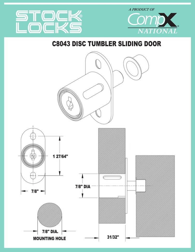 COMPX Stock Locks C8043 Guide