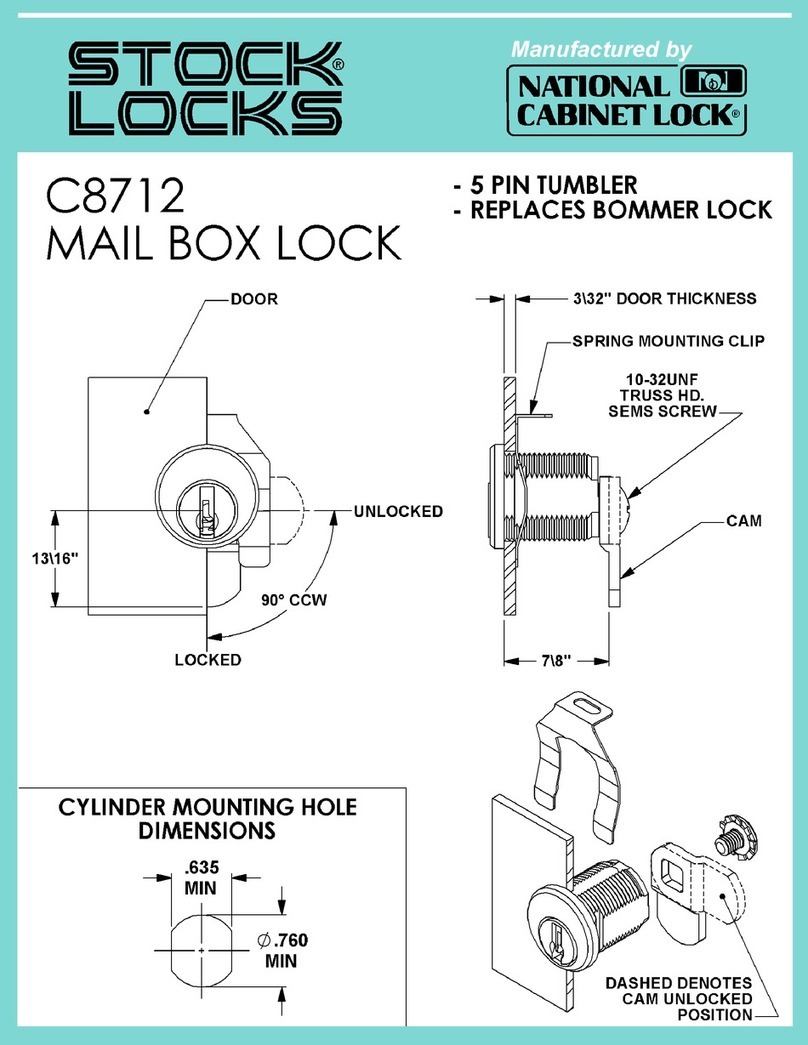 Stock Loks C8712 User manual