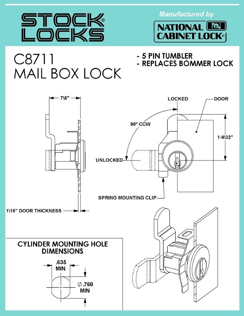 National Cabinet Lock C8711 Guide National Cabinet Lock C8711 Guide