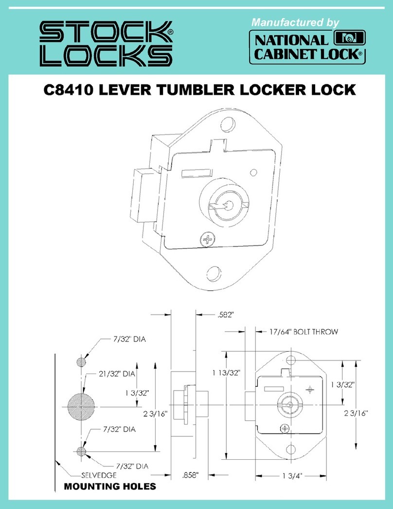National Cabinet Lock C8410 Guide National Cabinet Lock C8410 Guide