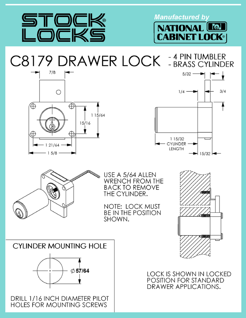 National Cabinet Lock C8179 Guide National Cabinet Lock C8179 Guide