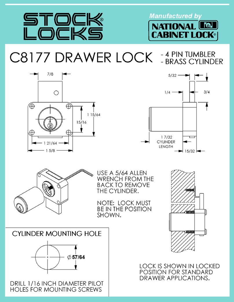 National Cabinet Lock C8177 Guide National Cabinet Lock C8177 Guide