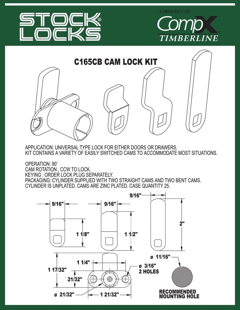 COMPX Stock Locks C165CB Guide