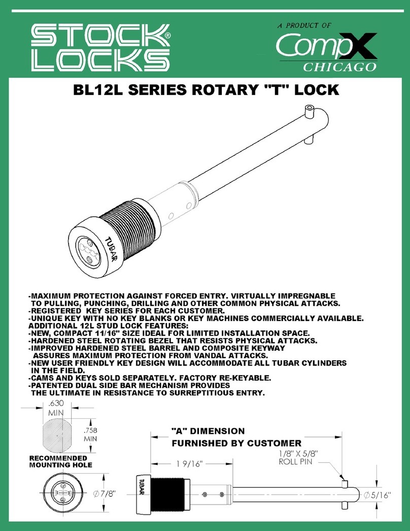 COMPX Stock Locks BL12L Series Guide