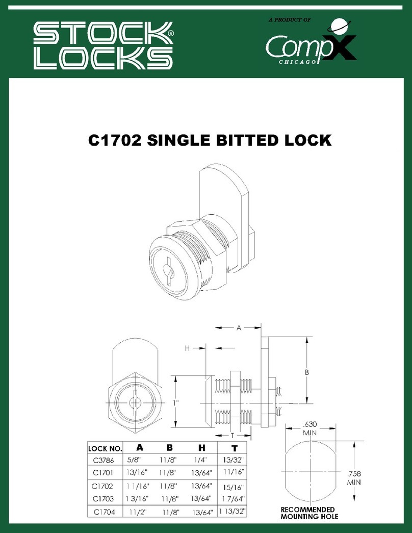 COMPX Stock Locks C1702 Guide COMPX Stock Locks C1702 Guide