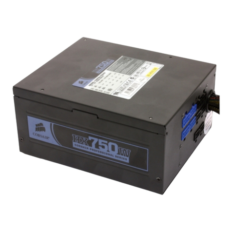 Corsair Professional HX750W user manual