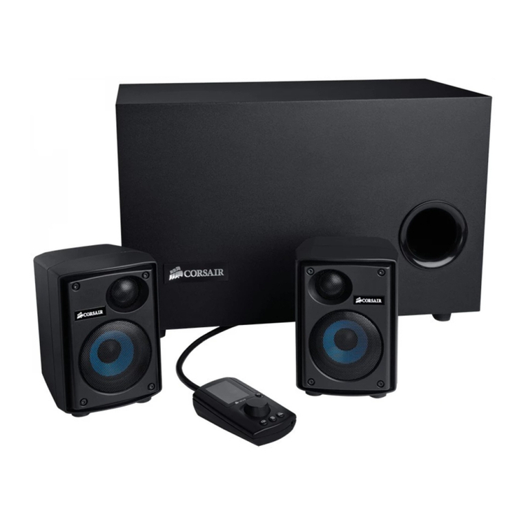 Corsair SP2500 quick start guide