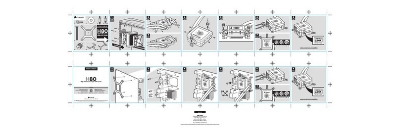 Corsair H80 User manual
