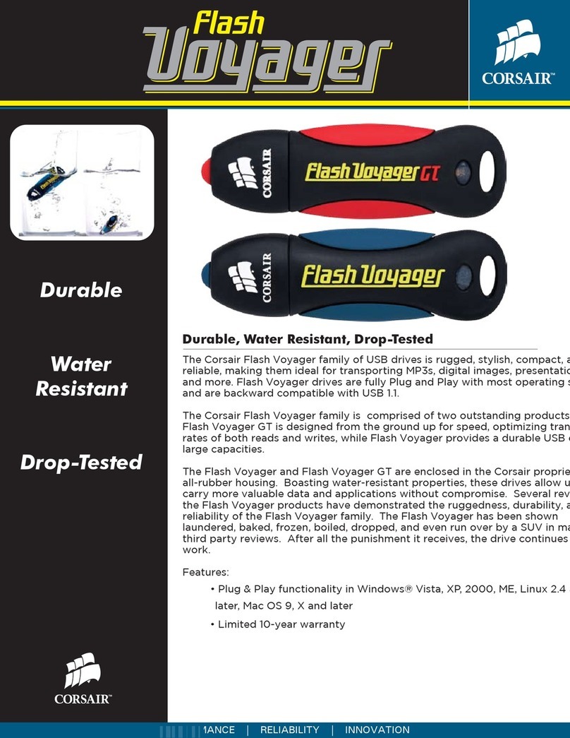 Corsair FLASH VOYAGER User manual