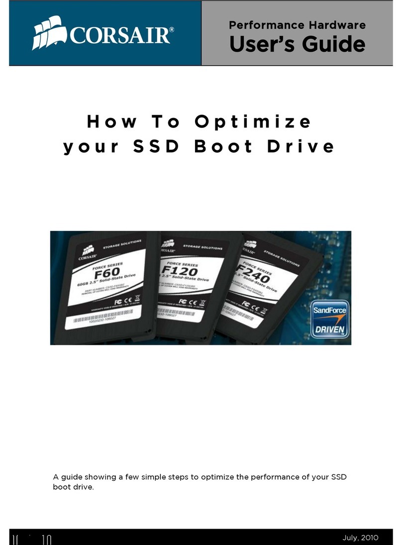 Corsair F120 User manual