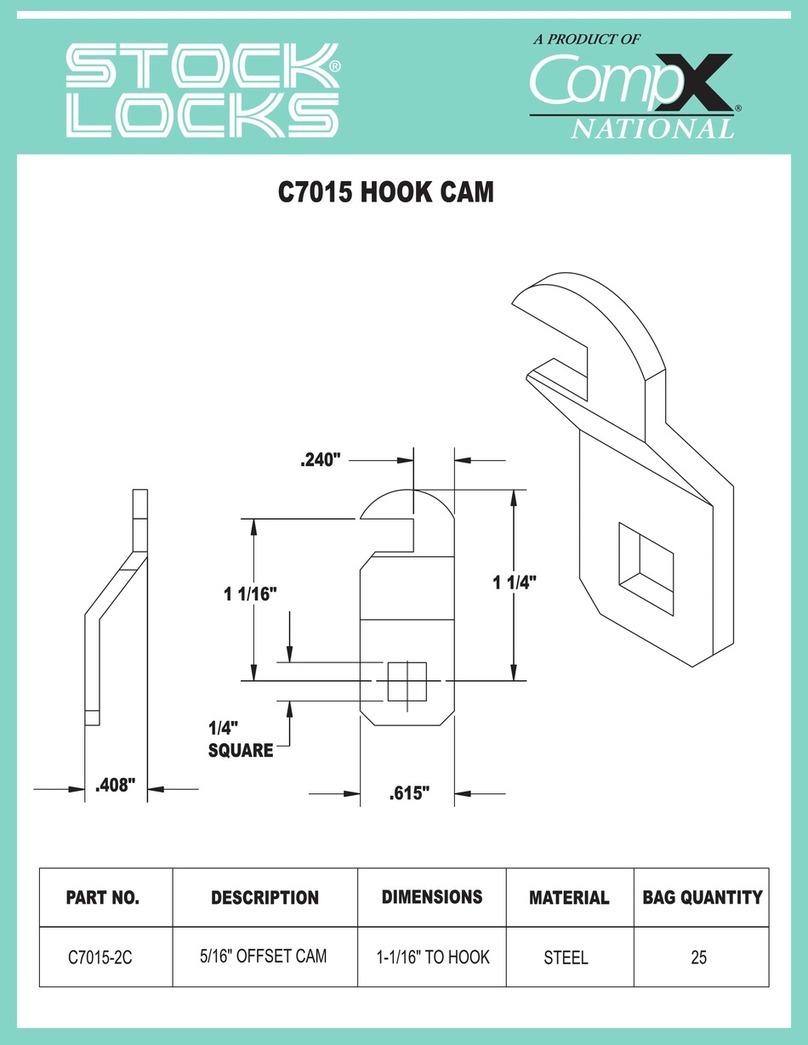 COMPX Stock Locks C7015 Guide