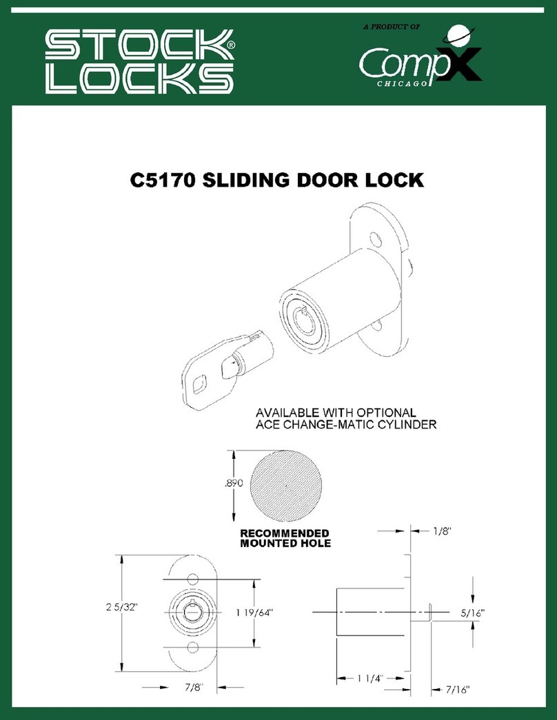 COMPX Stock Locks C5170 Guide COMPX Stock Locks C5170 Guide