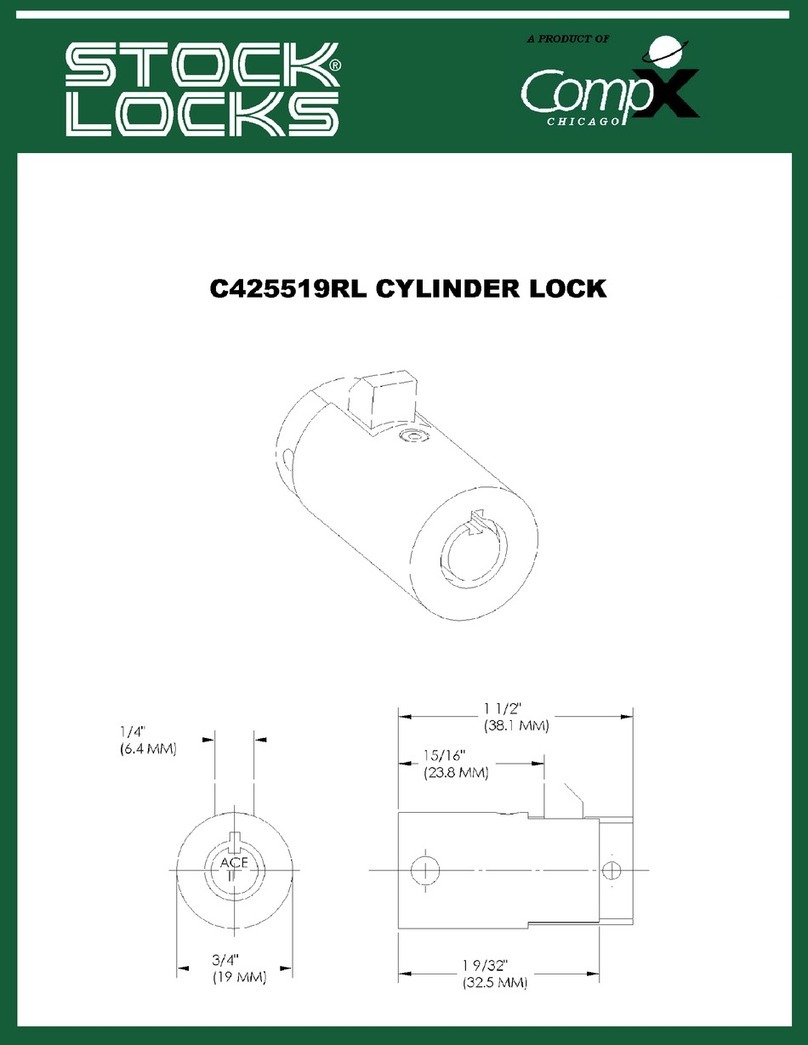 COMPX Stock Locks C425519RL Guide