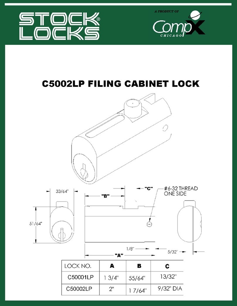 COMPX Stock Locks C5002LP Guide COMPX Stock Locks C5002LP Guide
