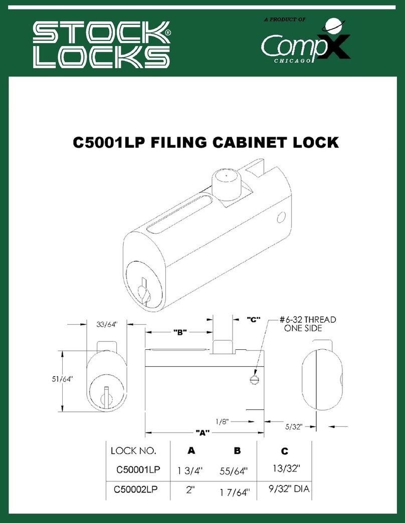 COMPX Stock Locks C5001LP Guide