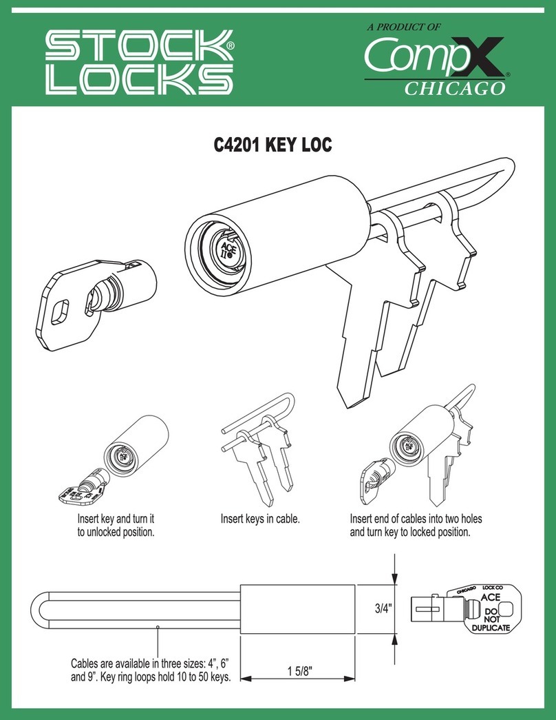 COMPX Stock Locks C4201 Guide COMPX Stock Locks C4201 Guide