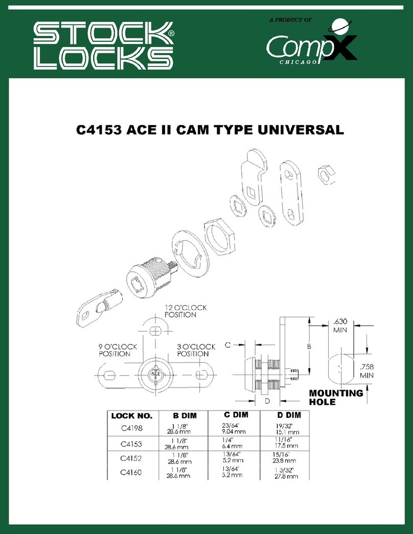 COMPX Stock Locks C4153 Guide COMPX Stock Locks C4153 Guide
