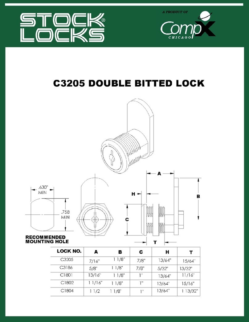 COMPX Stock Locks C3205 Guide