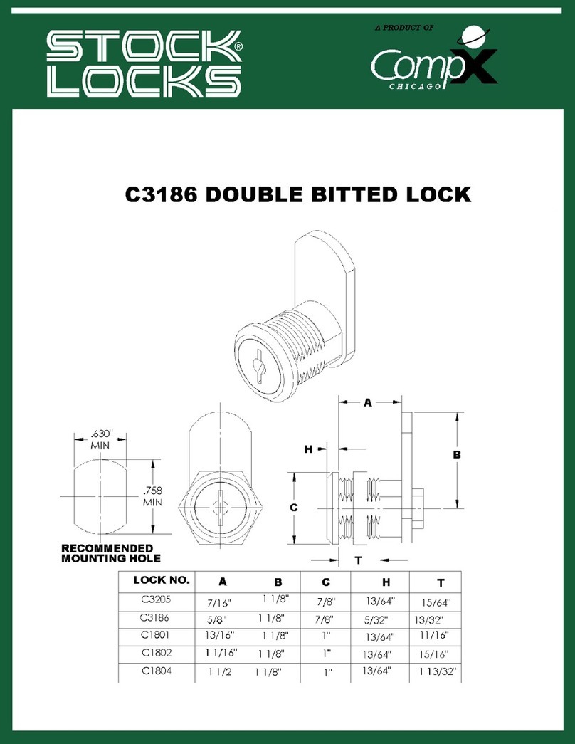 COMPX Stock Locks C3186 Guide COMPX Stock Locks C3186 Guide