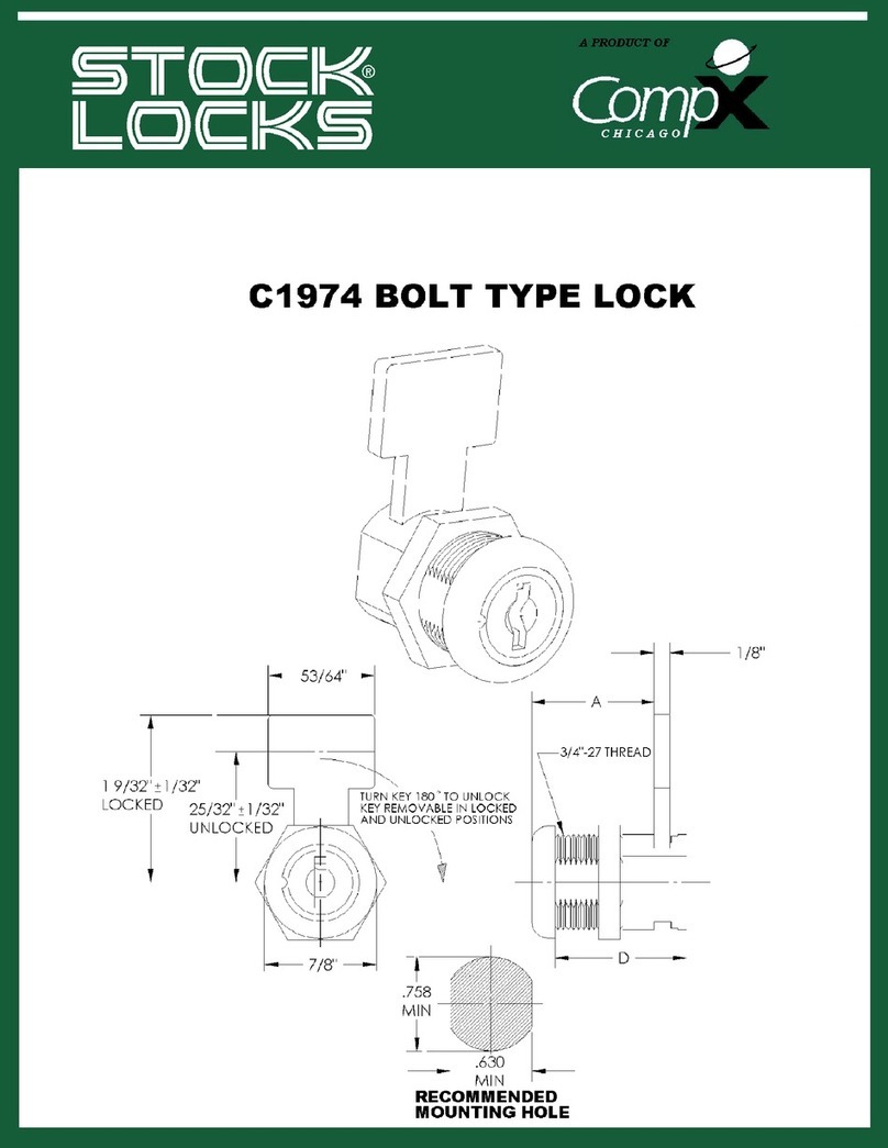 COMPX Stock Locks C1974 Guide