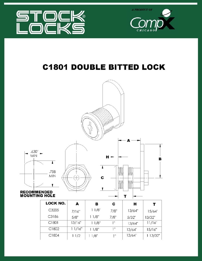 COMPX Stock Locks C1801 Guide COMPX Stock Locks C1801 Guide