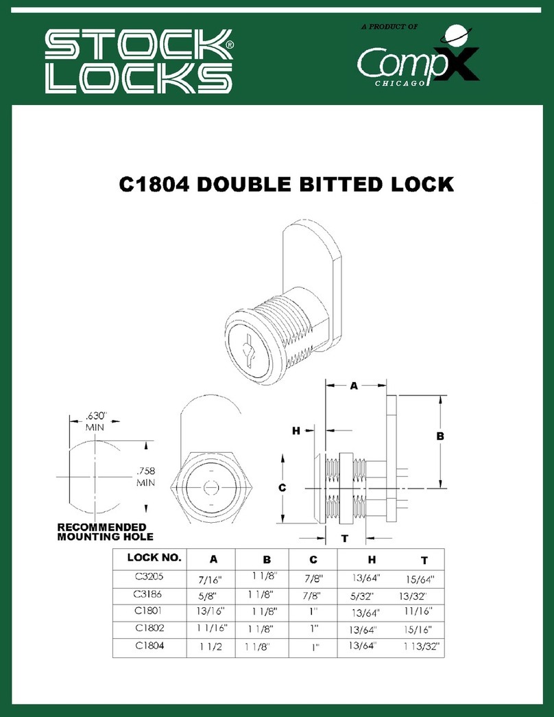 COMPX Stock Locks C1804 Guide COMPX Stock Locks C1804 Guide