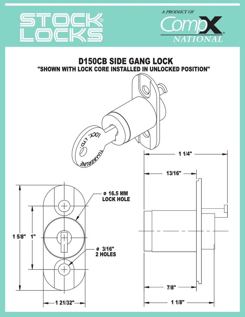 COMPX National D150CB instruction sheet