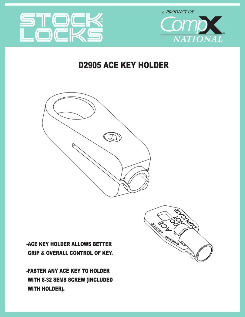 COMPX National D2905 instruction sheet