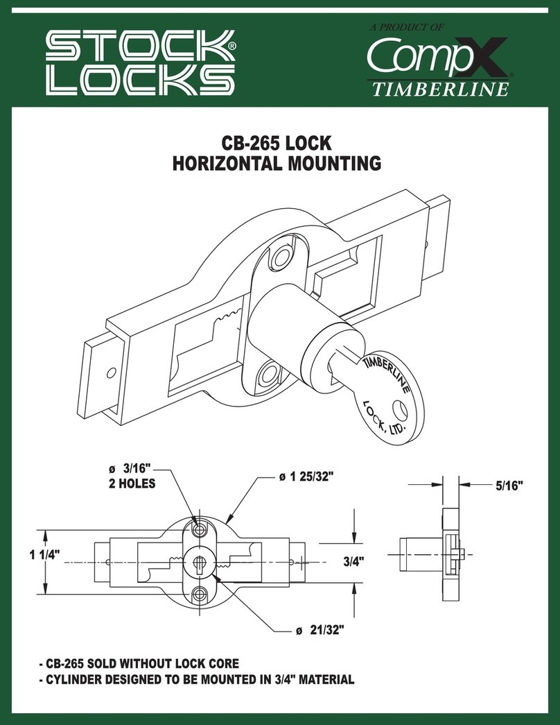 COMPX Timberline CB-265 instruction sheet