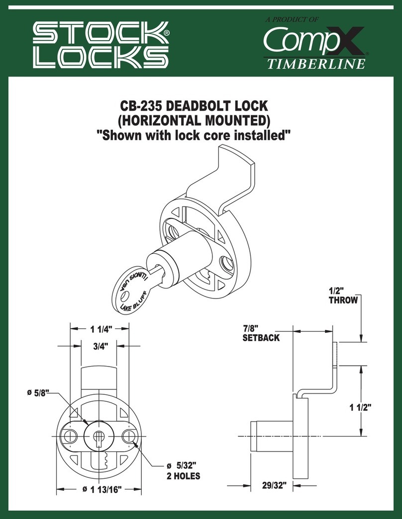 COMPX Timberline CB-235 instruction sheet