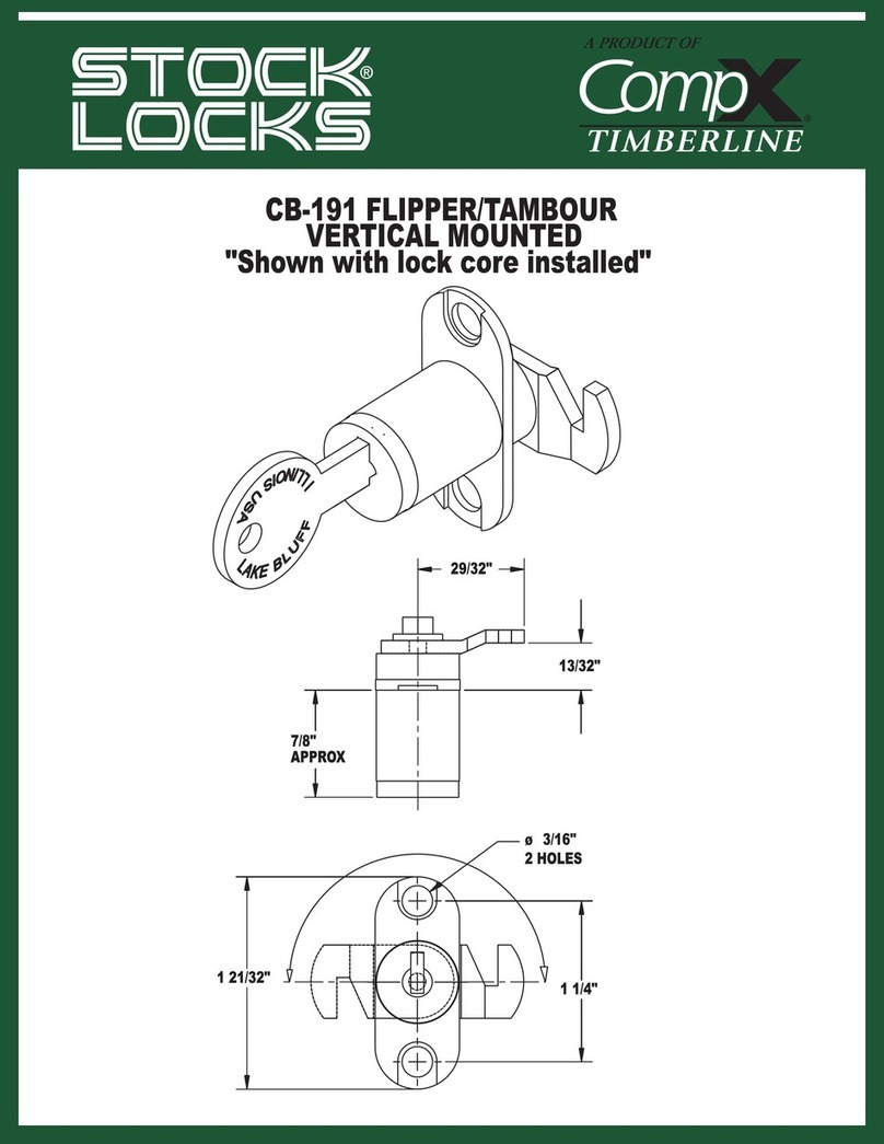 Stock Loks CB-191 User manual Stock Loks CB-191 User manual