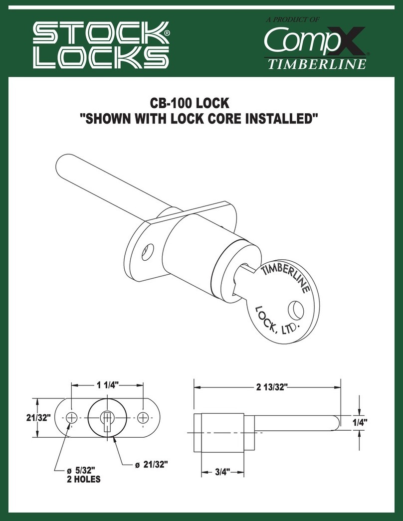 Stock Loks CB-100 instruction sheet