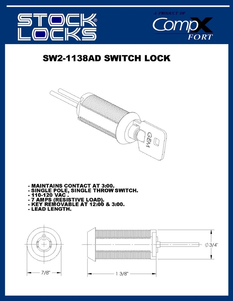 COMPX SW2-1138AD Dimensional drawing