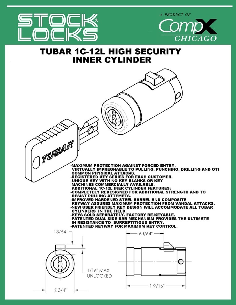 COMPX Chicago Tubar IC-12L instruction sheet