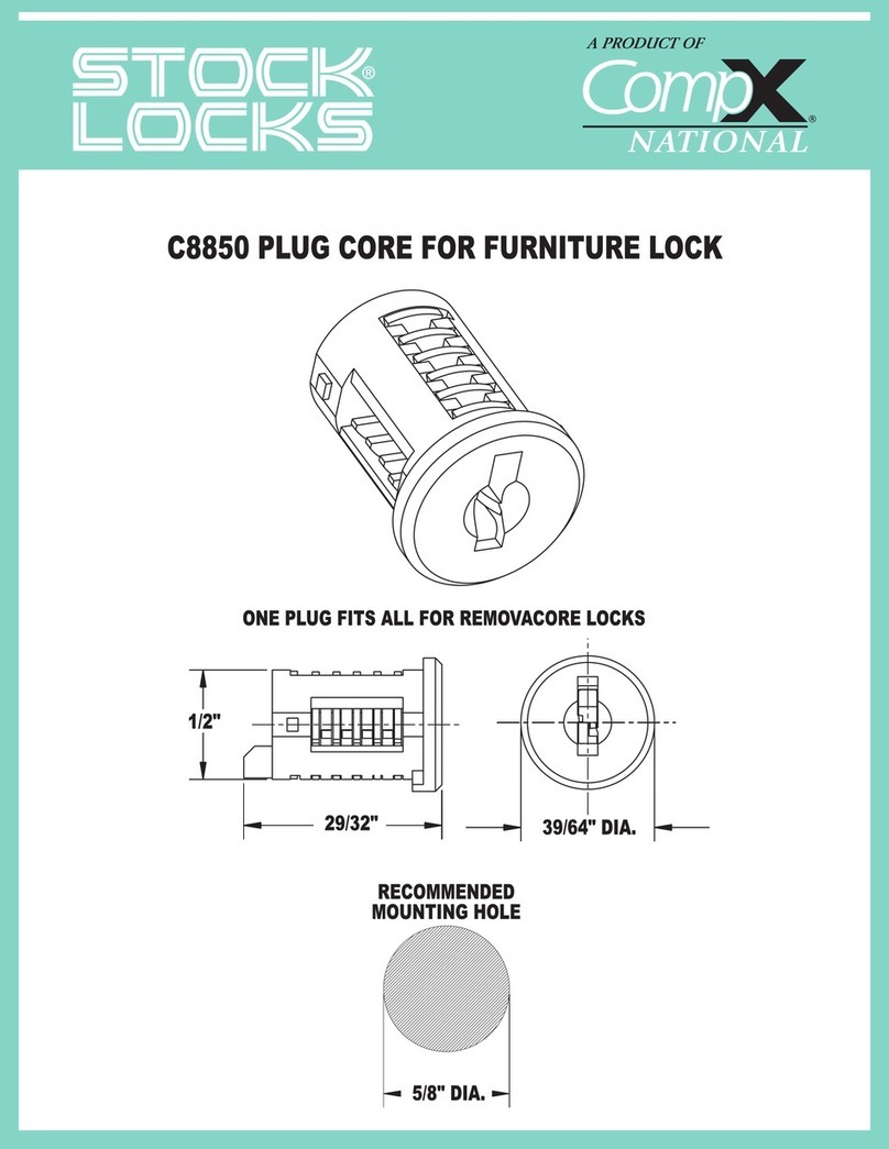 Stock Loks C8850 User manual