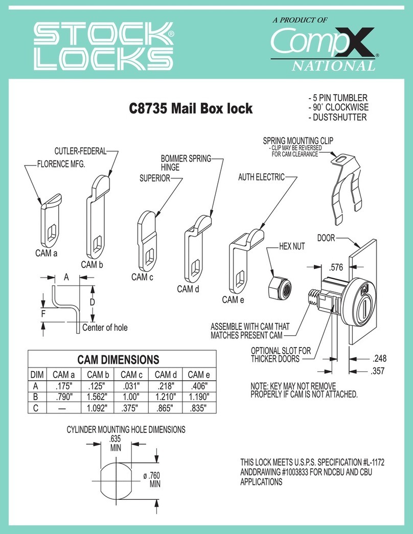 Stock Loks C8735 User manual