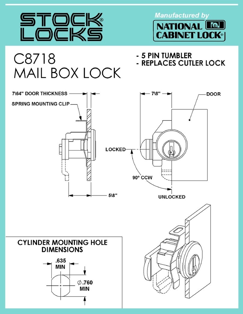 Stock Loks C8718 User manual