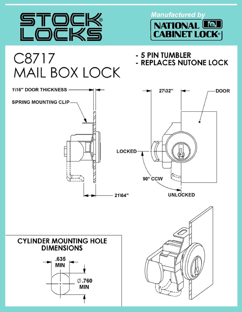 Stock Loks C8717 instruction sheet