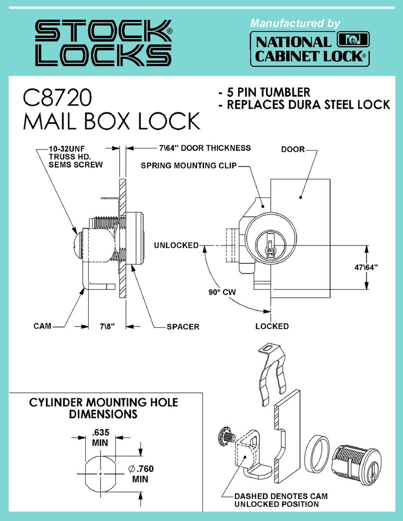 Stock Loks C8720 User manual