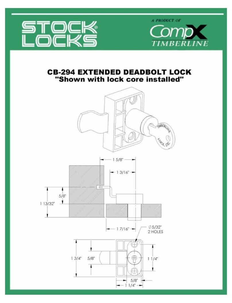 COMPX Timberline CB-294 User manual COMPX Timberline CB-294 User manual