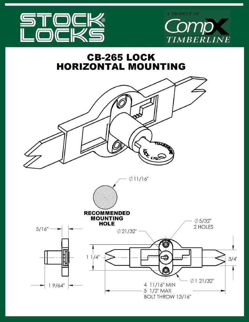 COMPX Timberline CB-265 User manual
