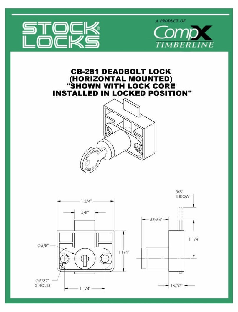 COMPX Timberline CB-281 instruction sheet