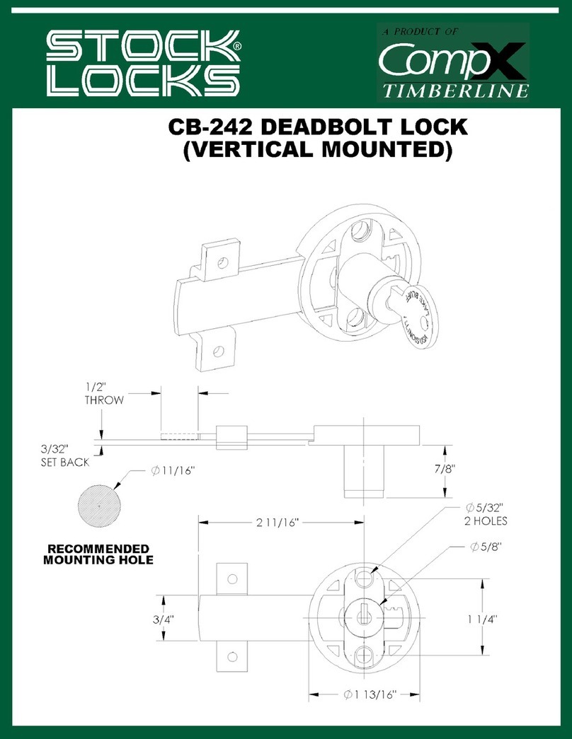 COMPX Timberline CB-242 instruction sheet