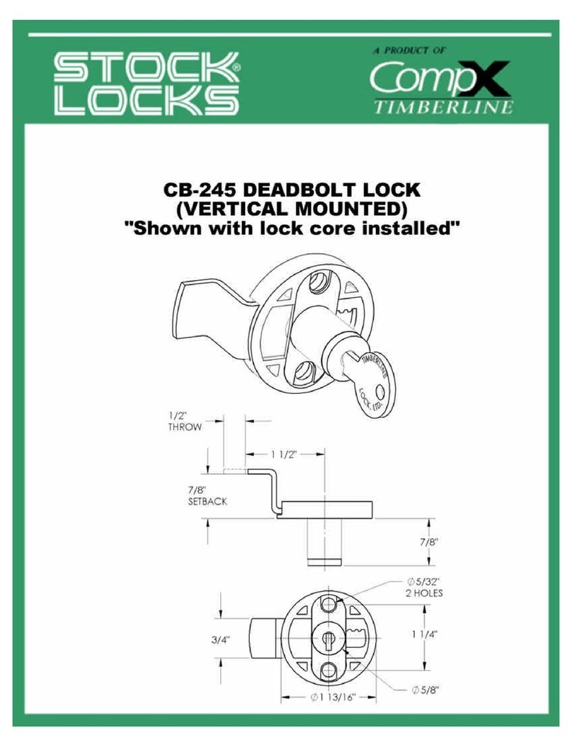 COMPX Timberline CB-245 User manual COMPX Timberline CB-245 User manual