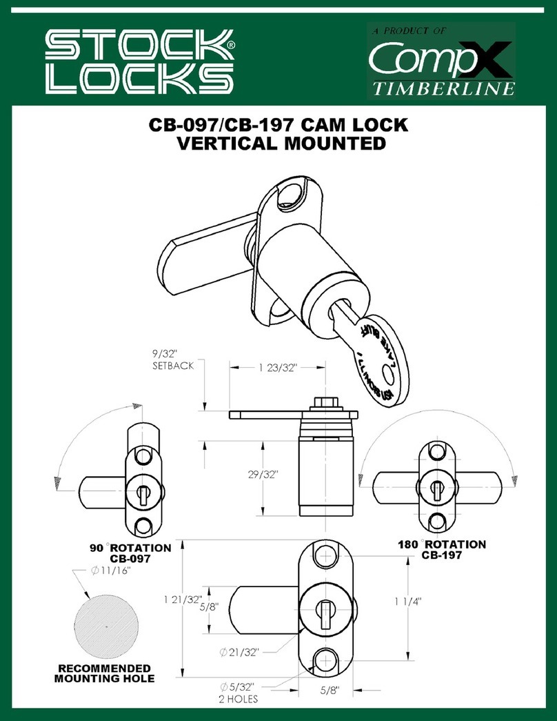 Stock Loks CB-197 User manual Stock Loks CB-197 User manual