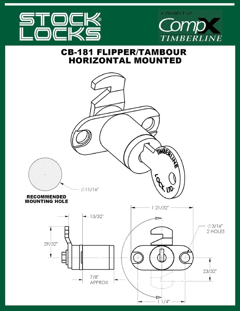 Stock Loks CB-181 instruction sheet