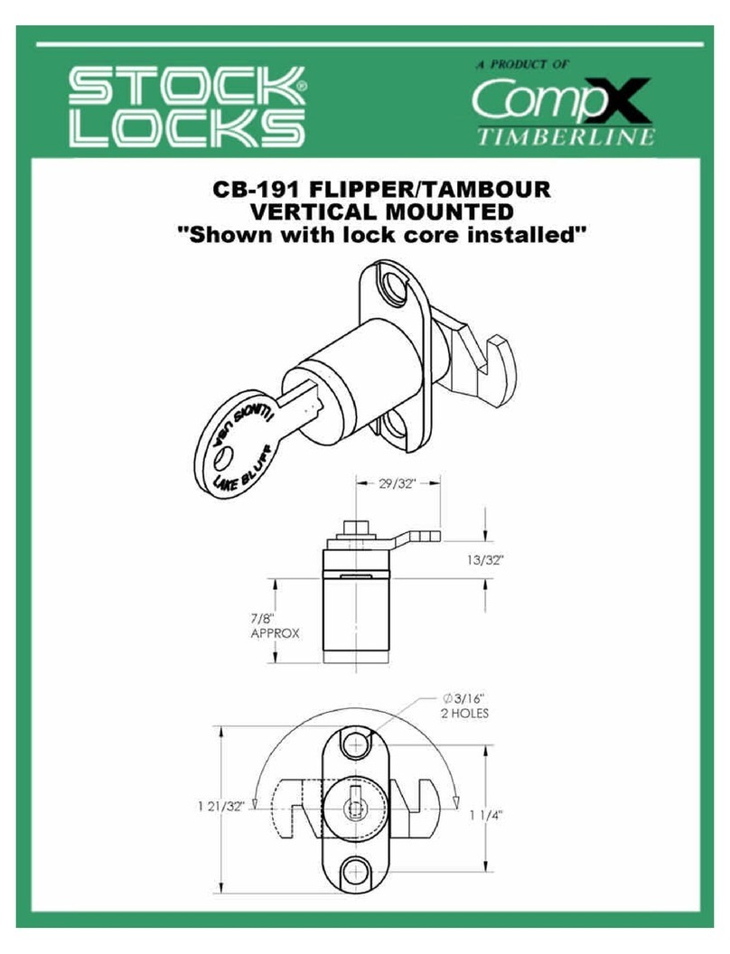 Stock Loks CB-191 instruction sheet