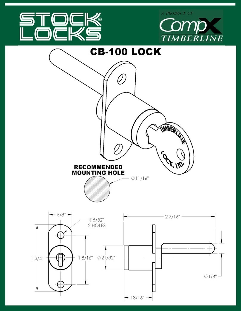 Stock Loks CB-100 instruction sheet
