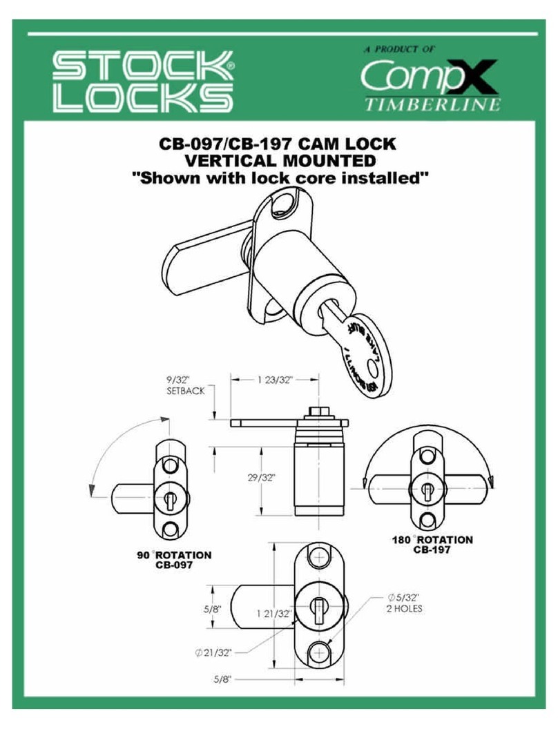 Stock Loks CB-097 User manual Stock Loks CB-097 User manual
